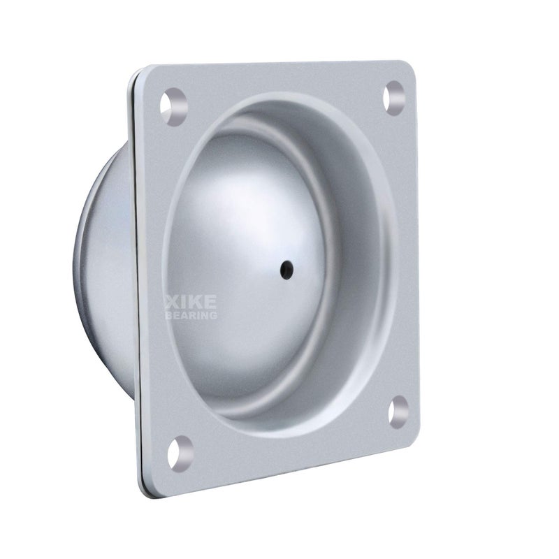 XiKe 6 Pack 1-1/2"" Roller Ball Transfer Bearings, Hard Chrome Steel Ball Transfer Unit with Swivel Ball Caster Rollers, Used for Roller Stand, Conveyors,Transfer Equipment and Transmission System - Image 4